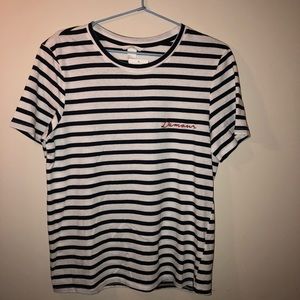 Blogger T-Shirt L’amour Slogan